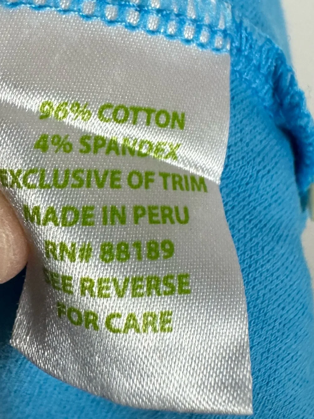 Lilly Pulitzer Blue Resort Fit Pique Polo Shirt Top Women's Medium Cotton 33721 - Picture 5 of 7